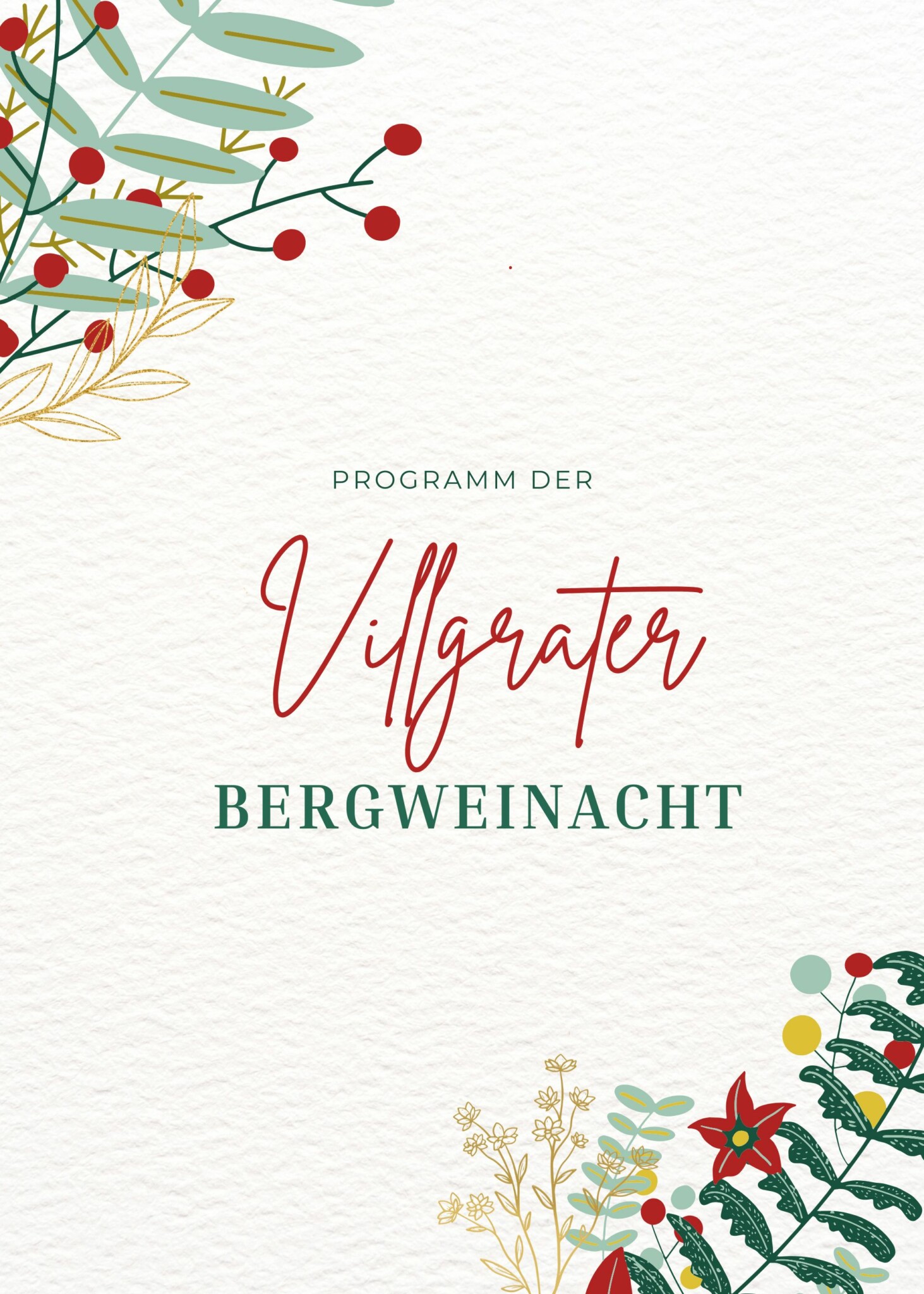 Villgrater Bergweihnacht 2024/25