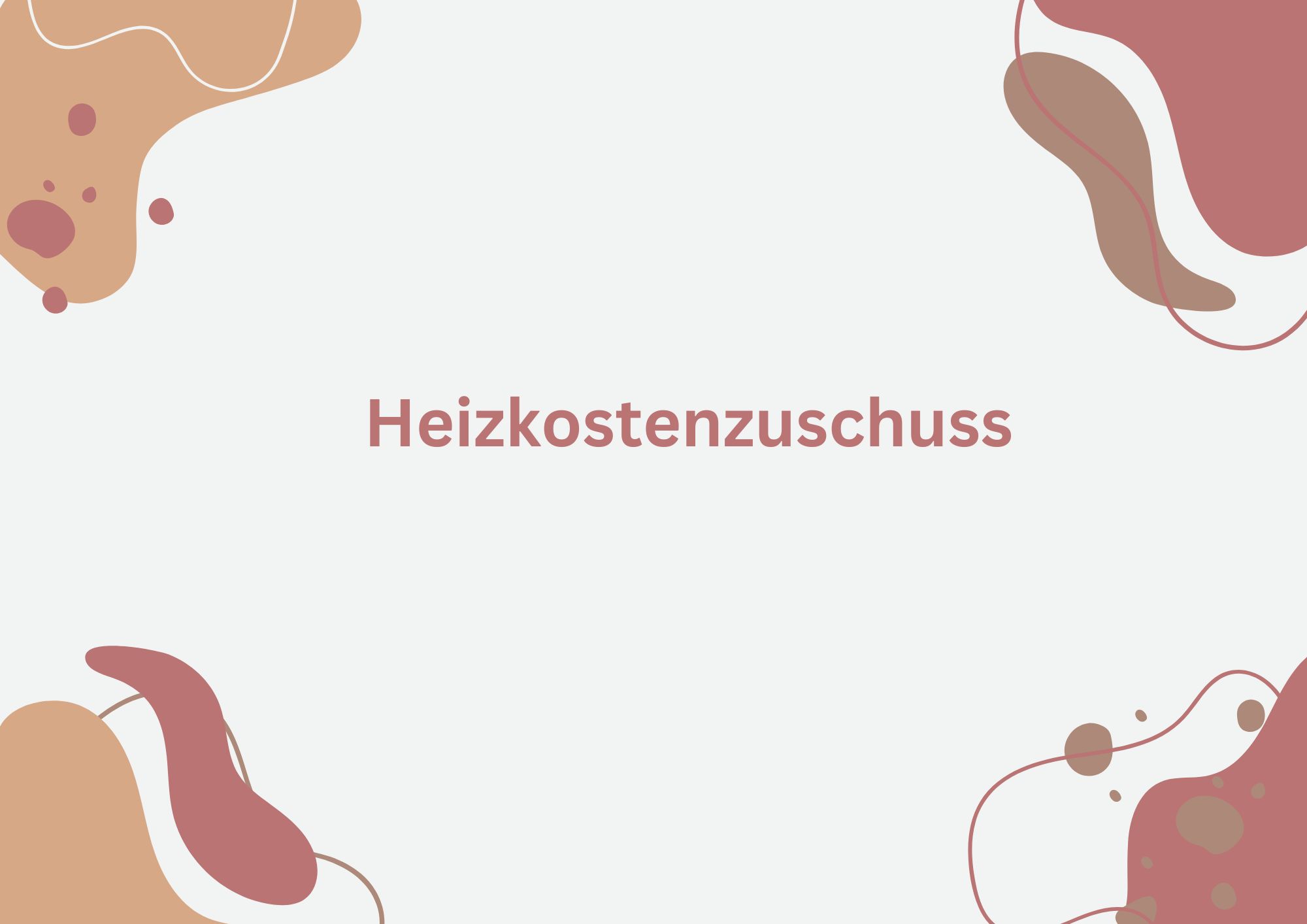 Heizkostenzuschuss 2025